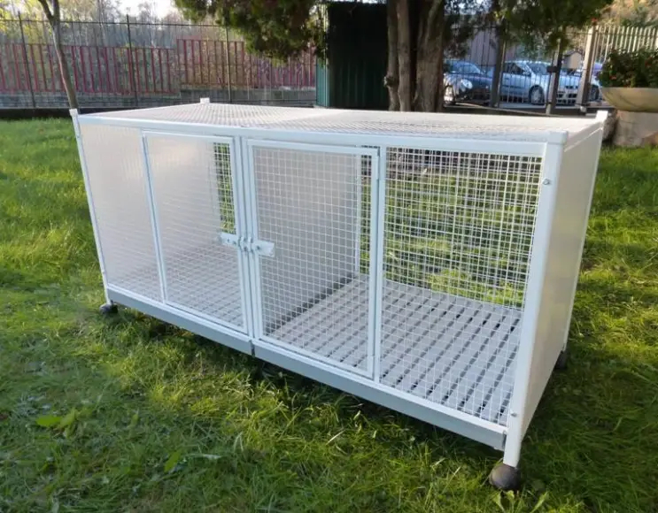 Cage for cats and dogs 150x60 with legs and wheels